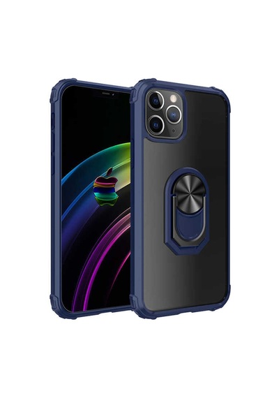 Apple Uyumlu iPhone 12 Pro Max Tam Korumali Yüzüklü Renkli Kenarli Manyetik 521972949