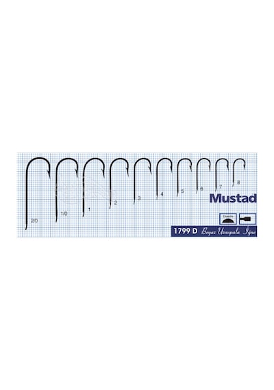 Mustad Olta İğnesi 1799d 100lü No:8