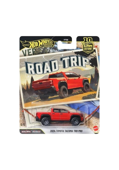 Hot Wheels Premium Car Culture 2024 Toyota Tacoma Trd Pro Fpy86-jkf40 Kırmızı