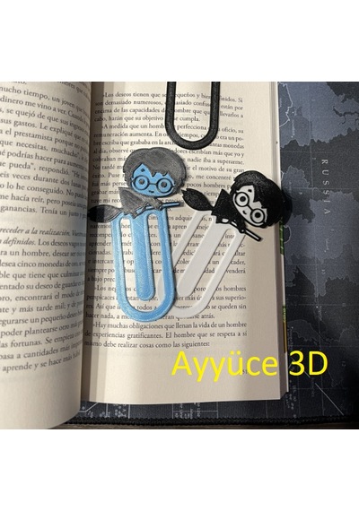 Ayyüce 3d, Harry Potter Figürlü Süpürgeli Uçan Kitap Ayracı