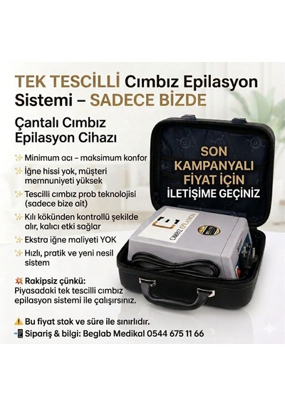 Cımbız Epilasyon Cihazı Orjinal Patentli