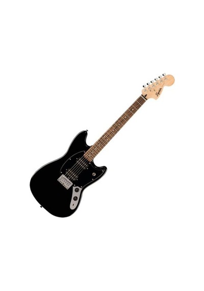 Squier Sonic Mustang Hh Laurel Klavye Bpg Black Elektro Gitar