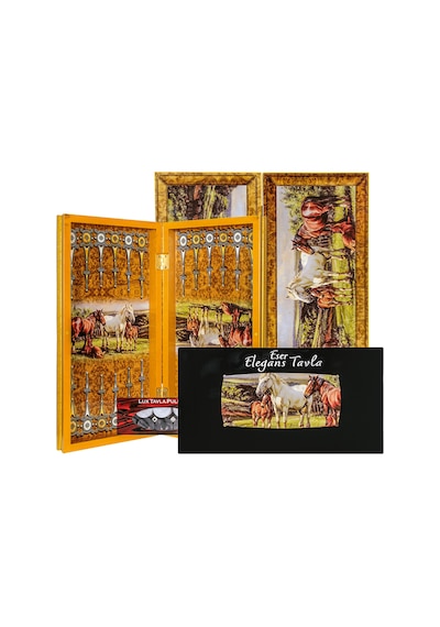 Eser Elegance Tavla Atlı 2 Büyük Boy