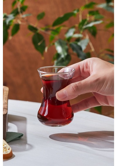 Karaca  Vefa 6lı Çay Bardağı Seti 130 Ml
