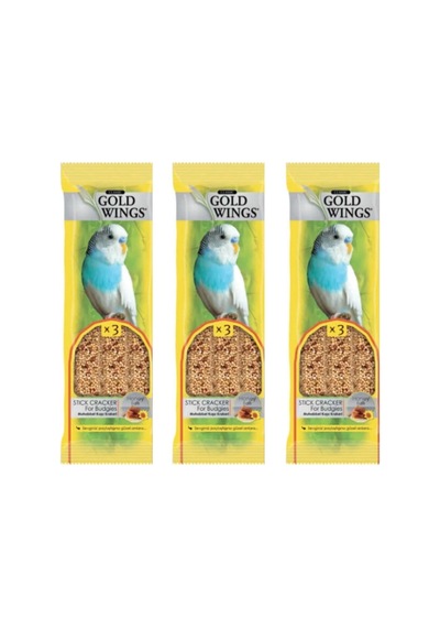 Gold Wings Ballı Muhabbet Kraker 3 Lü X 3