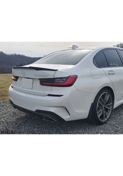 Bmw 3 Serisi G20 M4 Spoyler 2020+ Parlak Siyah İthal Plastik