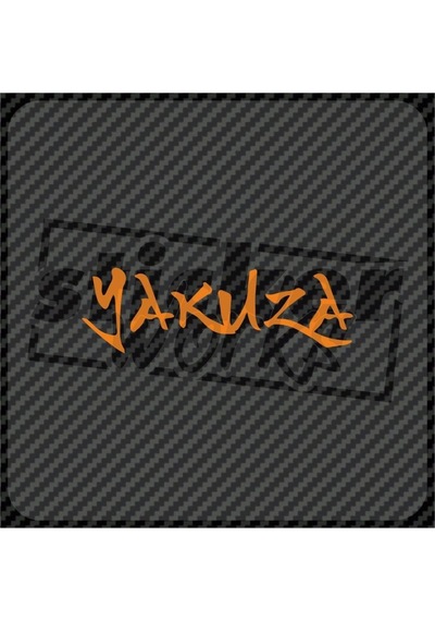 Yakuza Hologram Sticker Turuncu