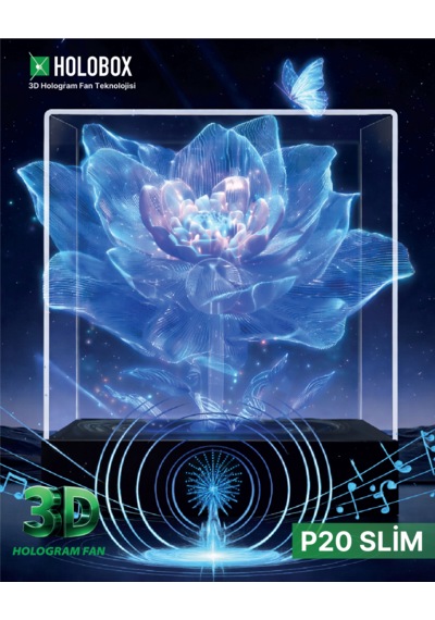 Holobox P20s Smart Sesli 3d Hologram Fan