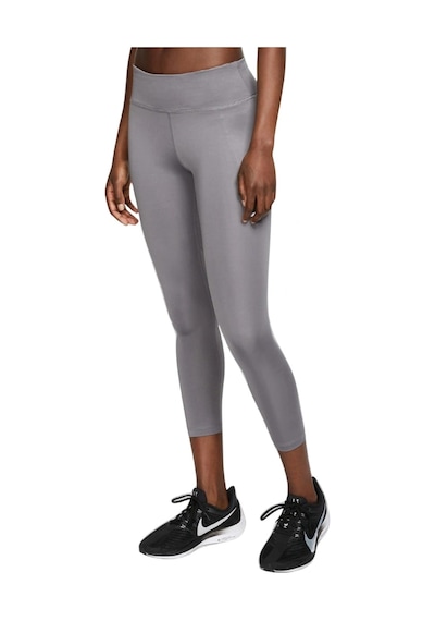Nike Dry Normal Belli, Cepli, Toparlayıcı Kısa Koşu Taytı Gri Gri