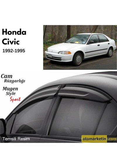 Honda Civic Mugen Cam Rüzgarlığı 1992-1995