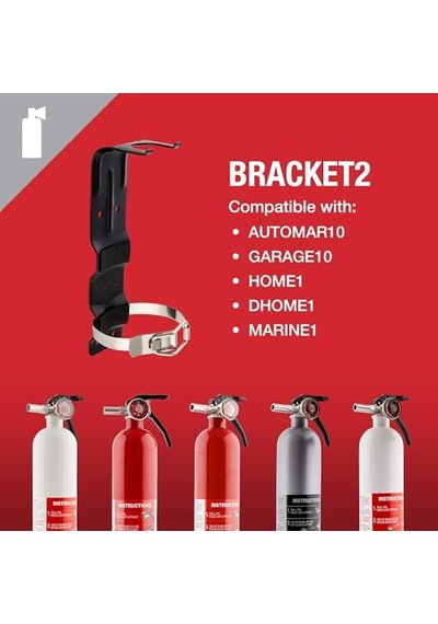 Alert Bracket2 Yangın Söndürücüler Için 2 Lb Montaj Braketi