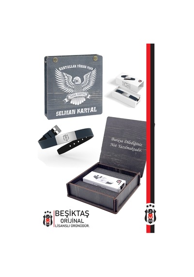 Beşiktaş Lisanslı Fashion Ayarlanabilir Bileklik Kişiye Özel Kutu 001 Beşiktaş Lisanslı Fashion Ayarlanabilir Bileklik Kişiye Özel Kutu 001