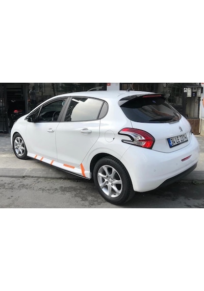 peugeot 208 yan marşpiyel takımı - plastik