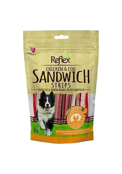 Reflex Bite Tavuk Ve Morina Balıklı Sandviç Sticks Köpek Ödül Maması 80 Gr