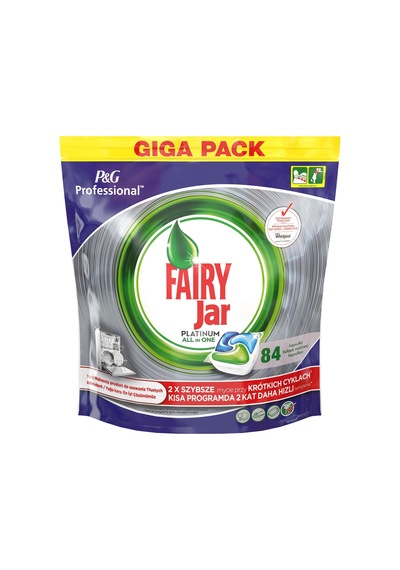 Fairy Jar Platinum Bulaşık Makinası Deterjanı 2 x 84 Tablet
