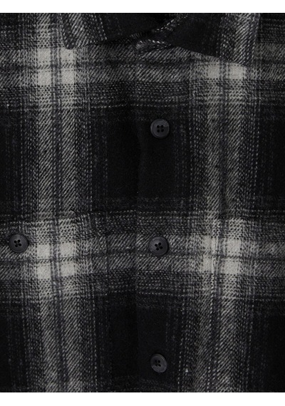 Lcwaıkıkı Classic Siyah Relax Fit Ekose Gabardin Erkek Gömlek
