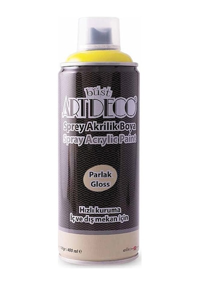 Artdeco Akrilik Sprey Boya 400 ML Güneş Sarı Y-400-160