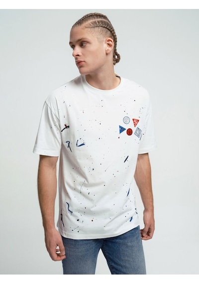 LOFT Oversize Erkek Tshirt K.kol Lf2034038 Q1.v1 Beyaz