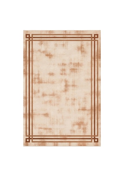 Kartela Halı Rilo Halı Kaymaz Taban Makinede Yıkanabilir Halı Bakır - 60 X 90 Cm