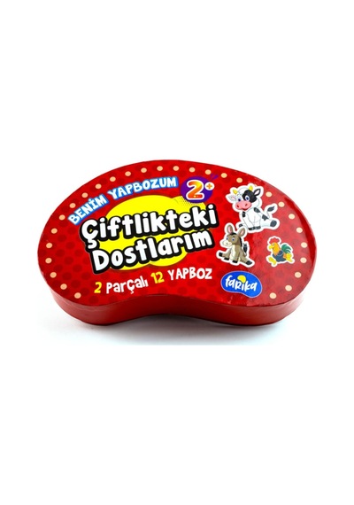 Farika Çiftlikteki Dostlarım 2 Parçalı 12 Yapboz