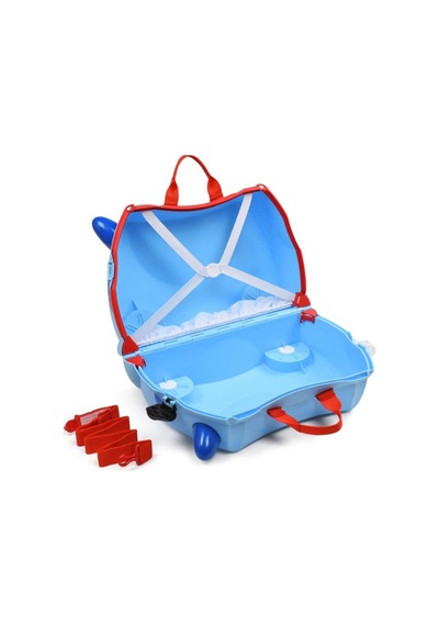Trunki Köpek Dougie Dog Binilen Ve Sürülen Çocuk Bavulu Mavi