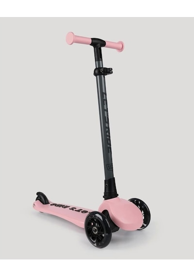 Let's Be Child Let's Ride Two Işıklı Katlanabilir 3 Tekerlekli Scooter Pembe