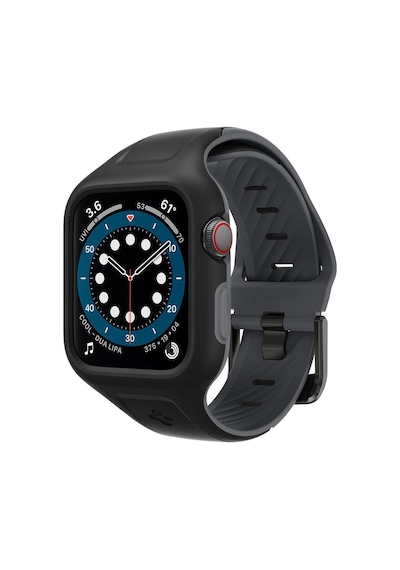 Spigen Apple Uyumlu  Watch Seri 6/Se/5/4 (40 MM) Ile Kılıf Liquid A-Black