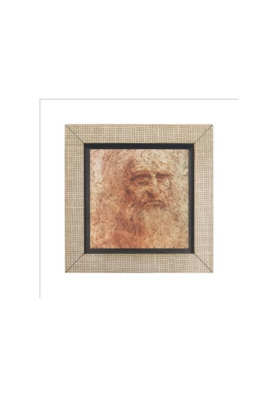Otoportre Leonardo Da Vinci, 1512 Baskılı Mdf Magnetkrg-142