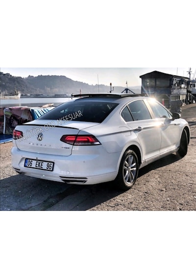 OtoÇizgi Vw Passat B8 Spoiler Bagaj Üstü Spoiler - Spoyler Piano Black OtoÇizgi