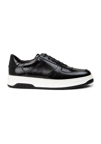 Deery Erkek Hakiki Deri Siyah Sneaker Ayakkabı - 01965msyhe09 Siyah