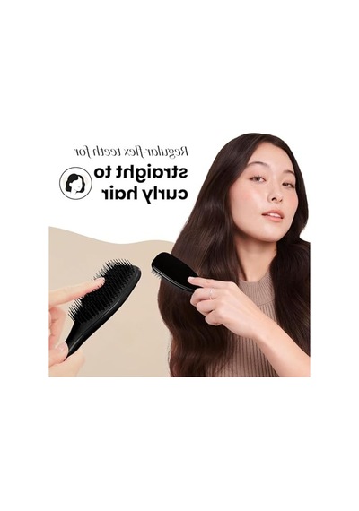 Siyah Saç Fırçası Ve Tarak Seti - Wet Detangler
