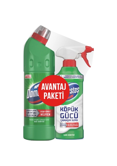 Domestos Köpük Çam 450 Ml + Domestos Dağ Esintisi 750 Ml 5 Adet 2'li Set