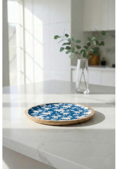 Mango Agacı Servis Tabağı & Sunum Tabağı 25 Cm Desenli Diğer