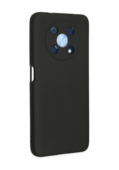 Huawei Nova Y90 Kılıf Nano İçi Kadife Silikon - Siyah Çr