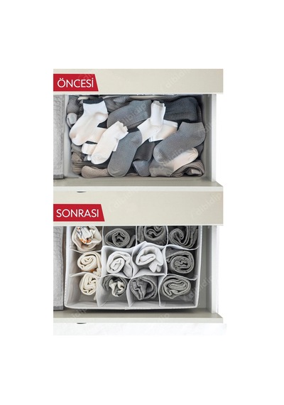 Çekmece Düzenleyici Belirtilmemiş 20 X 20 Çok Renkli Tr Diğer