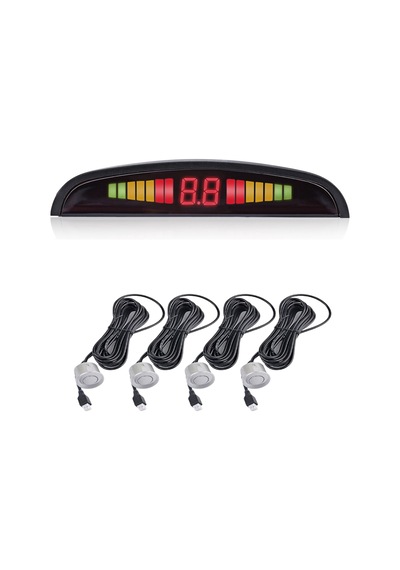 GPR AUTO PARTS TÜRKÇE KONUŞAN PARK SENSÖRÜ LED GÖSTERGELİ GRİ