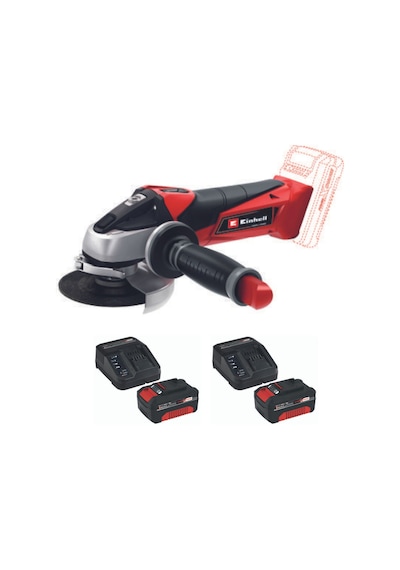 Einhell TE-AG 18/115 li 2x4.0ah Çift Akülü Avuç Taşlama