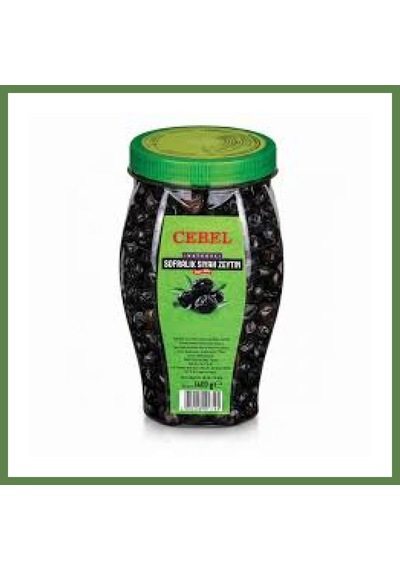 Bezos Cebel Siyah Zeytin İri Taneli 1400 Gr Hb006