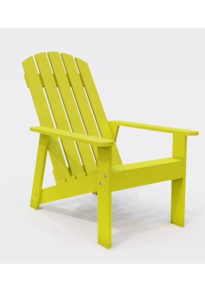 Modern Ahşap Oval Adirondack Balkon, Bahçe Koltuğu