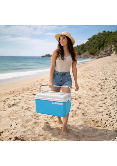 32 Lt Buzluk Termos 1015 Cooler Box Açık Mavi-322