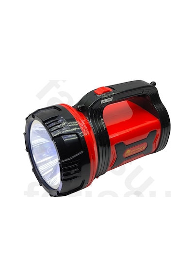 Goldkama Gk6670 Uzun Mesafeli 10w Cree Led Şarjlı Projektör El Feneri - 20 Saat Çalışma Süresi Kırmızı