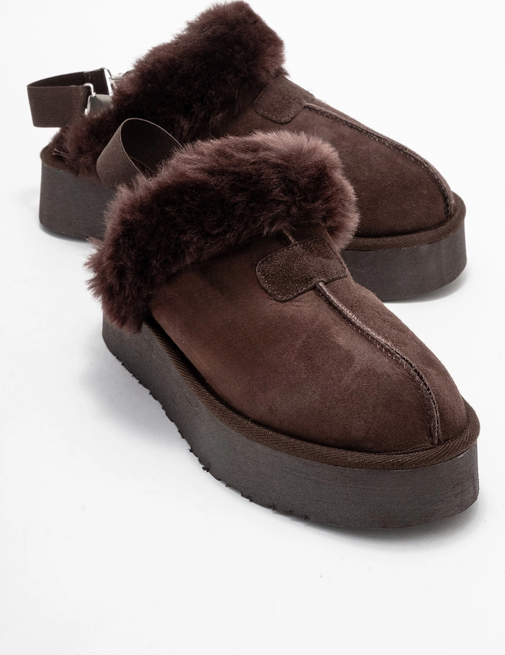 Luvishoes Luvi Shoes Olessa Kahverengi Hakiki Deri Süet Kadın Kürklü Terlik Kahverengi Luvishoes Luvi Shoes Olessa Kahverengi Hakiki Deri Süet Kadın Kürklü Terlik Kahverengi