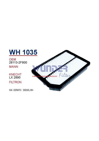 WUNDER WH1035 HAVA FİLTRESİ - KİA CERATO DİZEL 09-