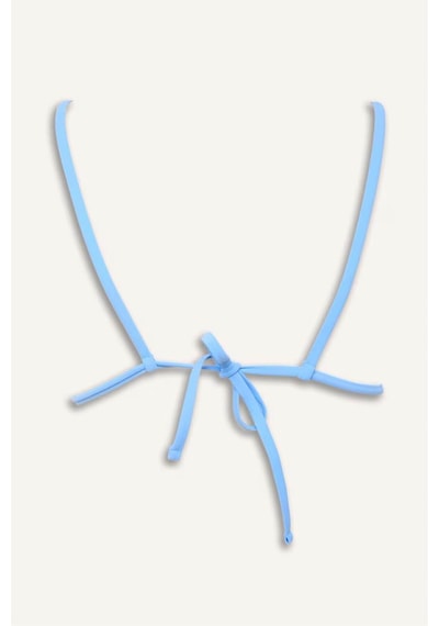 Defacto Regular Fıt Kırışık Dokulu Mavi Bikini Üstü E0205ax26smbe552 Mavi-be552
