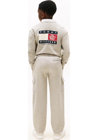 Tommy Hilfiger Erkek Çocuk Eşofman Kb0kb10335 Gri
