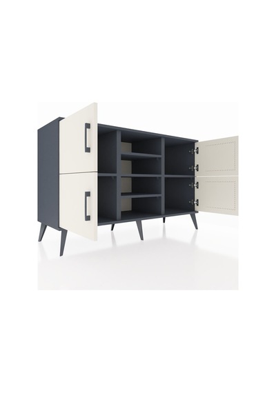 Hyperion Konsol 5 Raflı 4 Kapaklı 132x44x83 Antrasit-aytaşı/antrasit Aytaşı/antrasit Hyperion Konsol 5 Raflı 4 Kapaklı 132x44x83 Antrasit-aytaşı/antrasit Aytaşı/antrasit