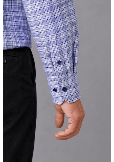 Bisse Lacivert Regular Fit Pamuk Uzun Spor Yaka Torba Gömlek Gmeks252062 E39