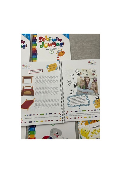 4-6 Yaş Zebinin Dünyası Okul Öncesi Eğitim Seti 9 Kitap 480 Sayfa - Meb Uyumlu
