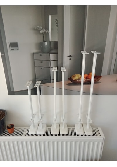 Radyatör Yere Montaj Ayağı 40 Cm 400 Lük Radyatör Içi̇N 1 Set
