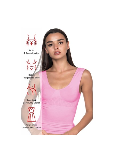 Pembe Mı Emay 5012 Atlet Korse Pembe